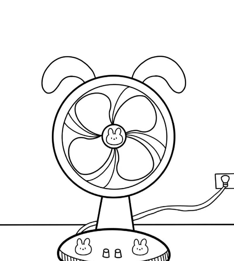 Hình ảnh chiếc quạt đẹp mắt tô màu thư giãn