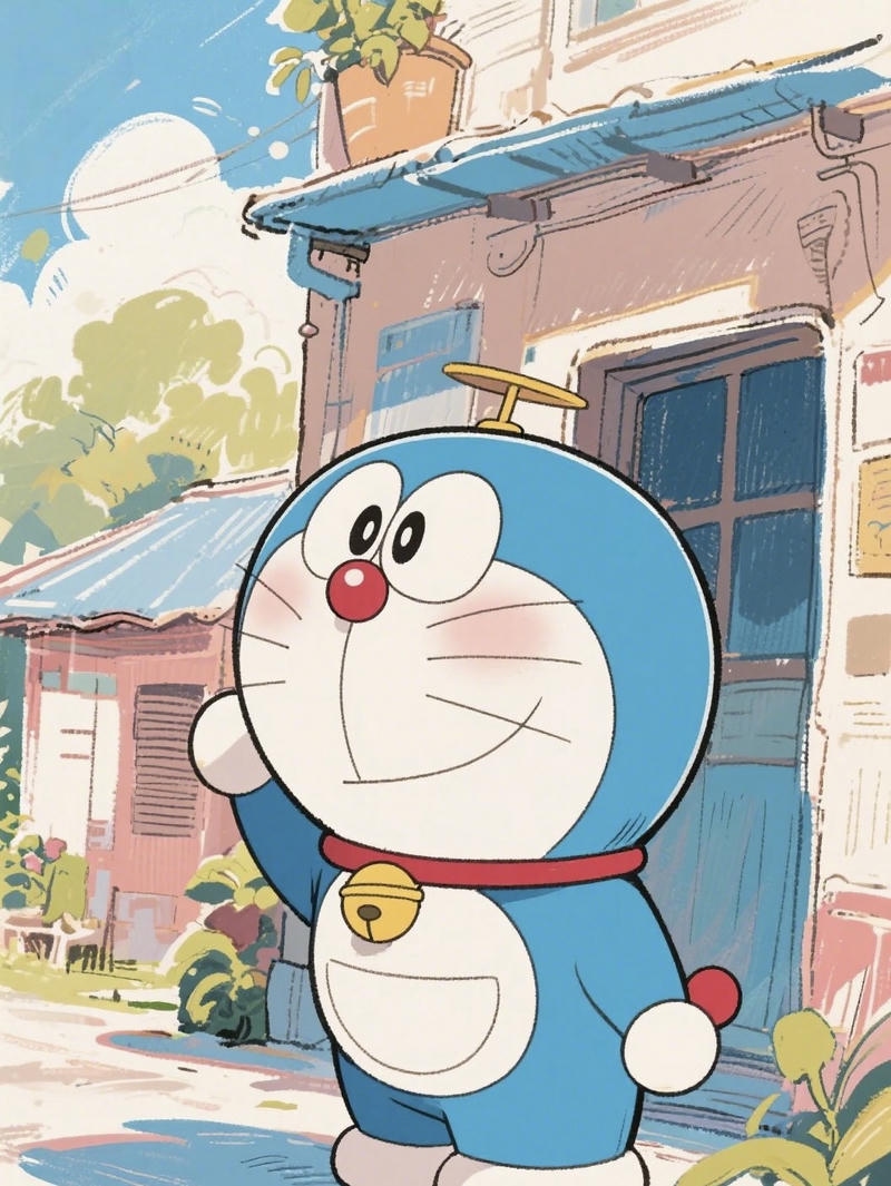 Hình ảnh dễ thương nhất Doraemon chibi