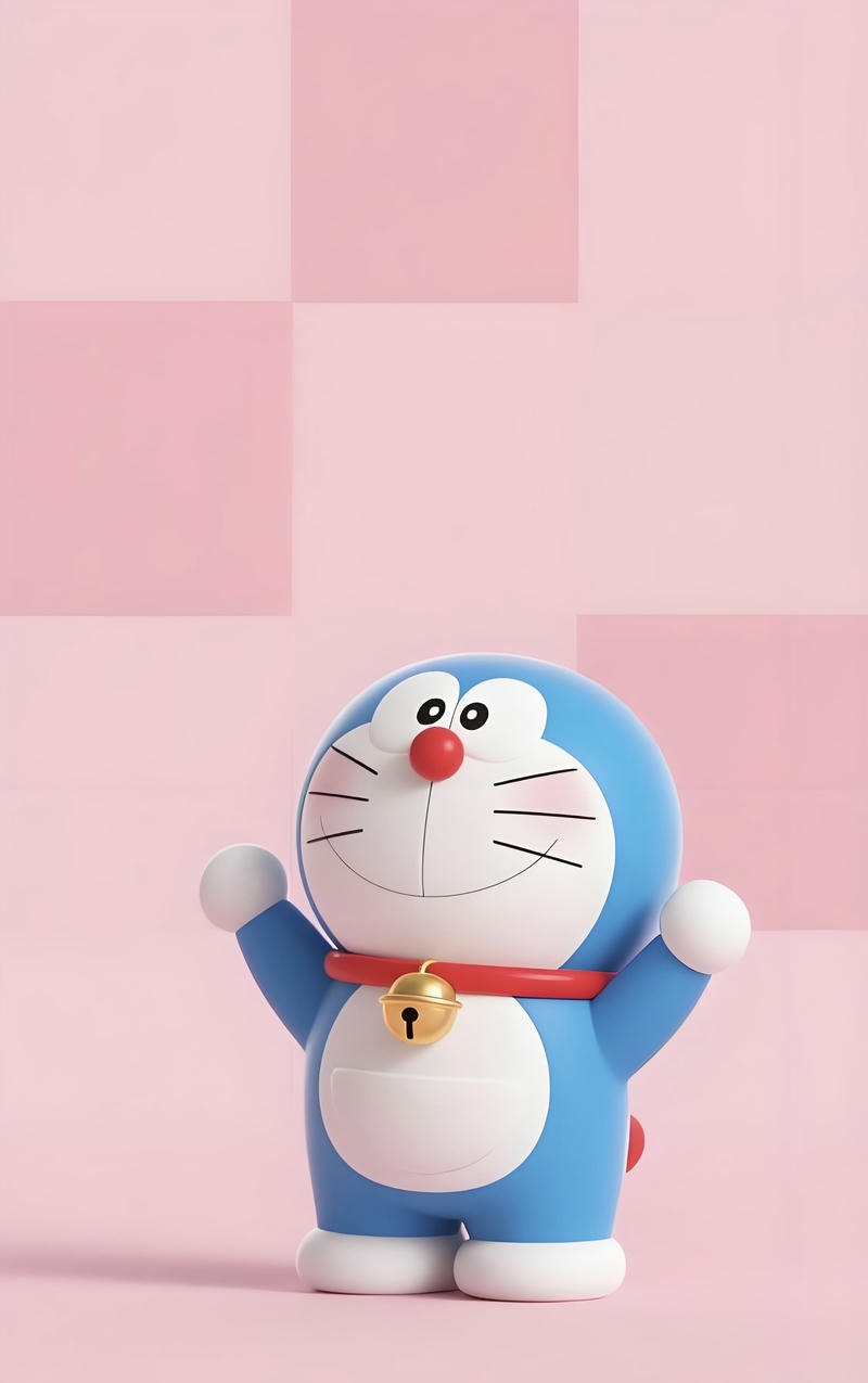 Hình ảnh dễ thương với nhân vật Doraemon chibi