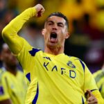 Hình ảnh tiền đạo Al Nassr ăn mừng bàn thắng