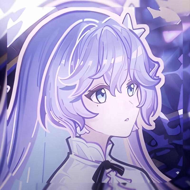 Hình avatar anime sáng nữ phong cách hiện đại