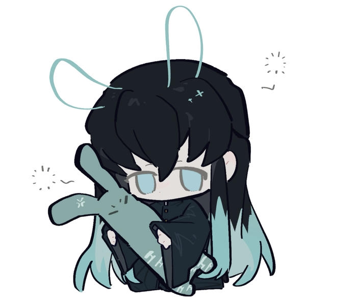 Hình chibi Muichirou hoạ hình anime