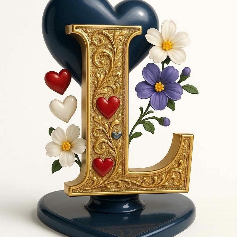 Hình chữ l cute bo tròn màu pastel