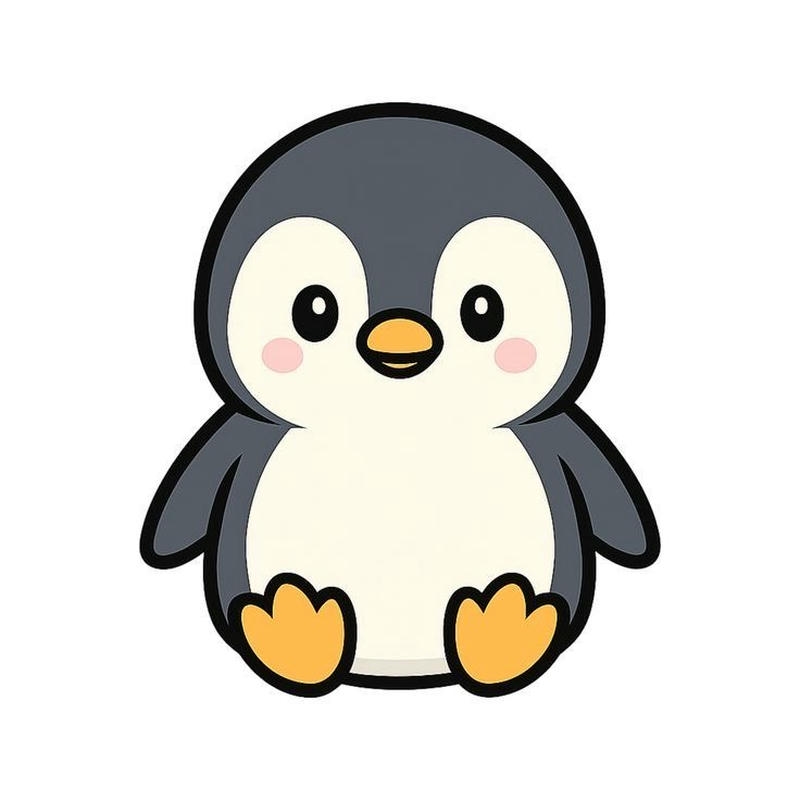 Hình con vật chibi hoạt hình đáng yêu