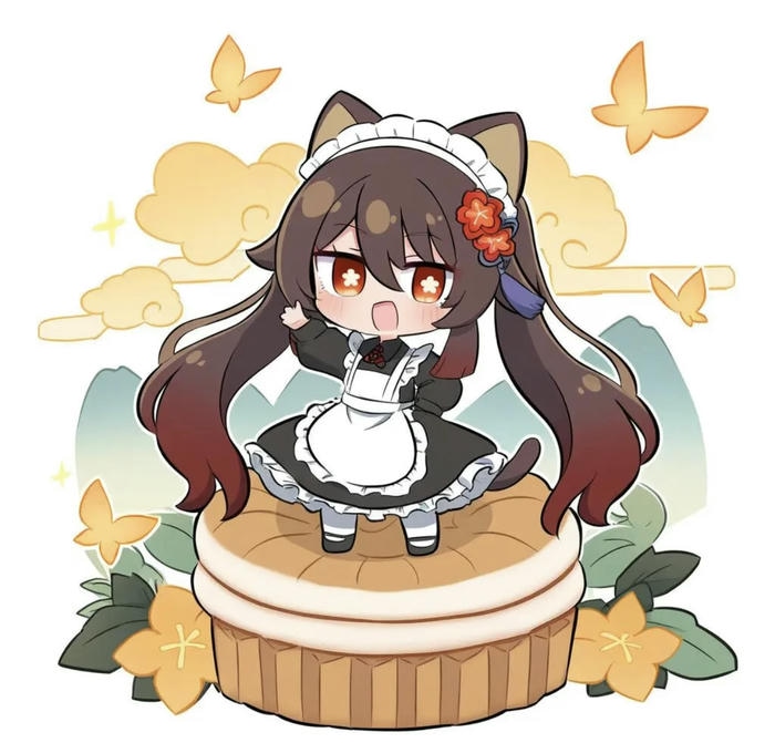 Hình hutao chibi làm bánh trung thu