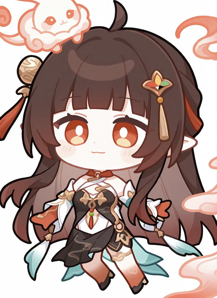 Hình hutao nét chibi cực dễ thương