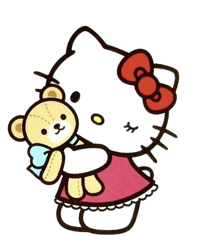 Hình mèo Hello Kitty chibi đáng yêu