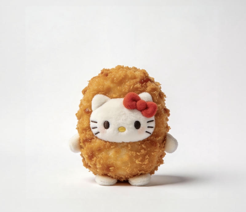 Hình mèo Kitty đáng yêu phong cách chibi ngộ nghĩnh cho ảnh đại diện