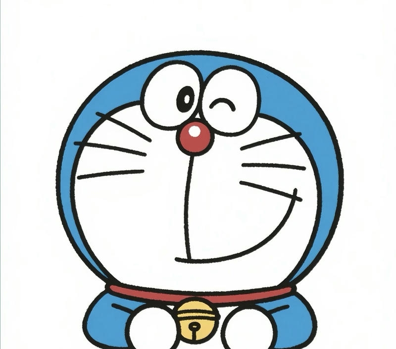 Hình mèo máy Doraemon chibi đáng yêu