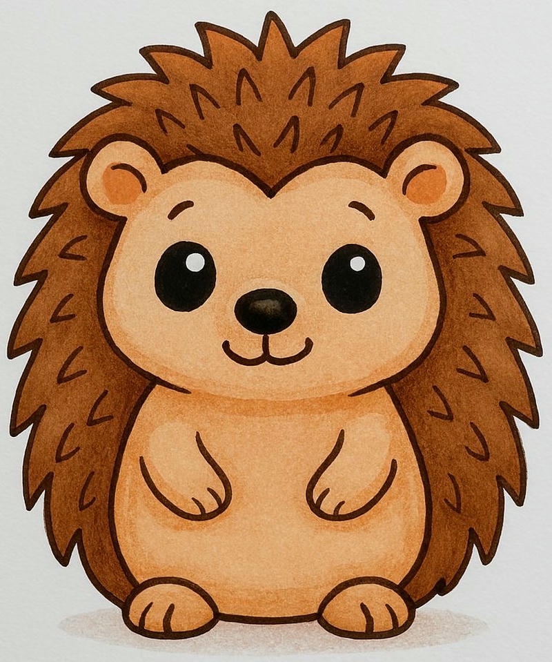 Hình vẽ thú cưng hoạt hình dễ thương trong ảnh chibi con vật