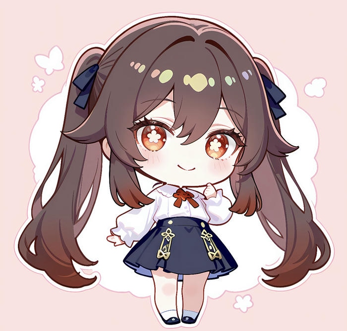 Hutao chibi dáng nhỏ biểu cảm lém lỉnh