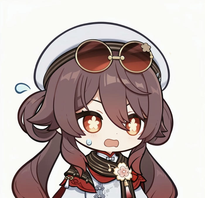 Hutao chibi trông lém lỉnh dễ mến