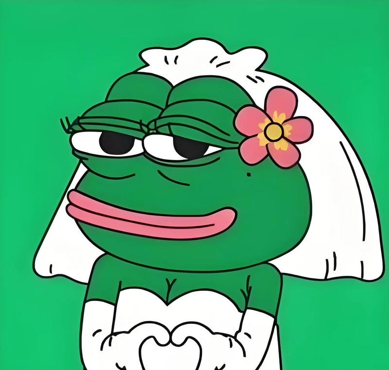 Meme ếch xanh chú hề với biểu cảm troll hài hước