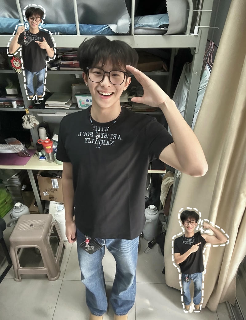 Nét thư sinh trai đẹp đeo kính gương mặt điển trai cuốn hút