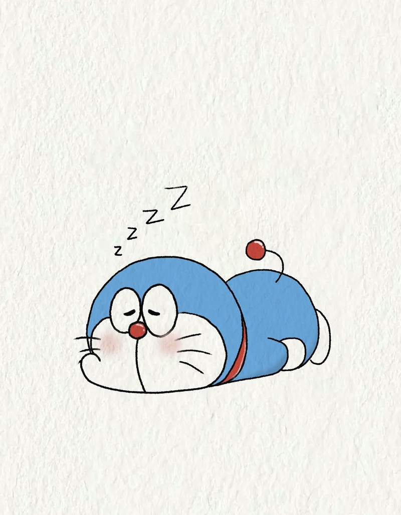 Nhân vật Doraemon đầu to thân nhỏ phong cách chibi