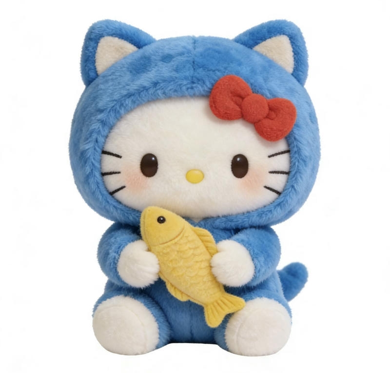 Nhân vật mèo trắng nhỏ xinh Hello Kitty chibi