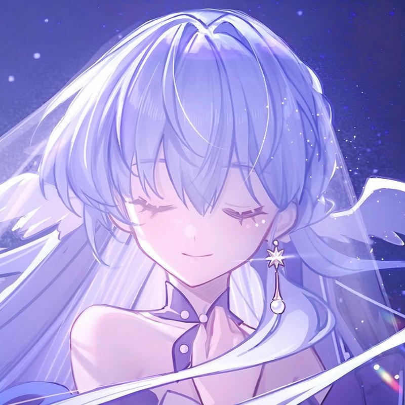 Nữ anime ảnh avatar sáng cute đáng yêu