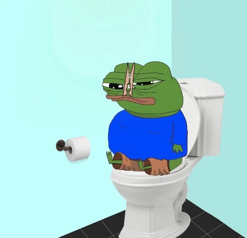 Phản ứng bất ngờ của chú ếch xanh hài hước