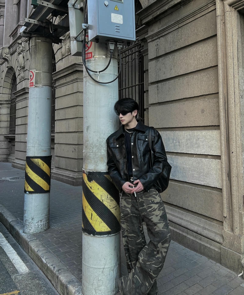 Phong cách bụi bặm của ảnh mạng nam boy phố chất chơi