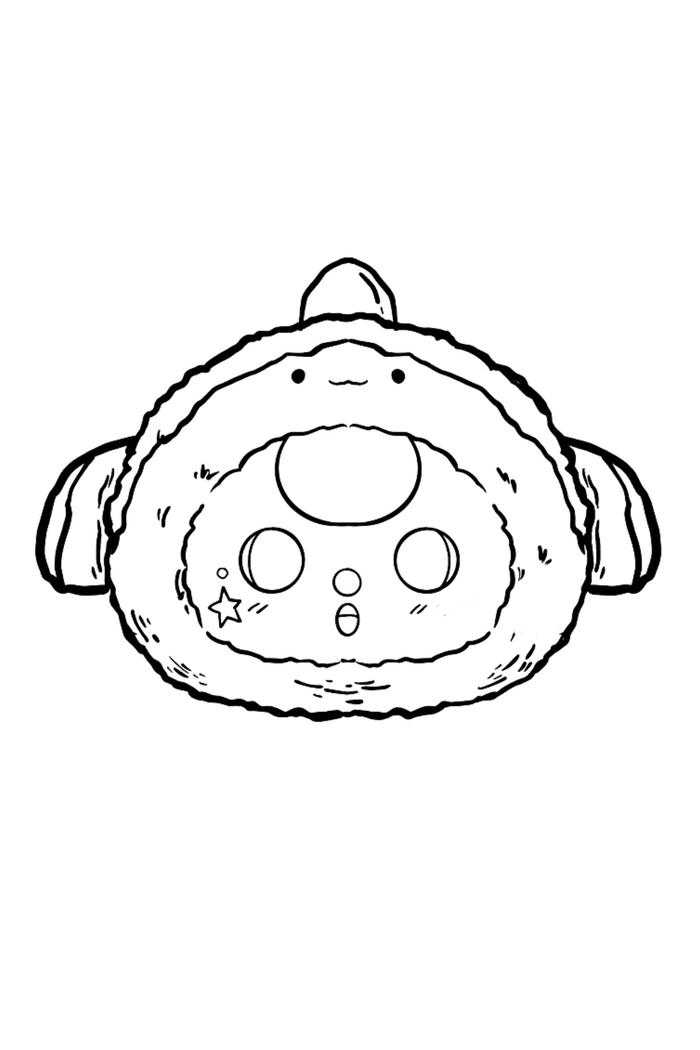 Tô màu baby three ngộ nghĩnh