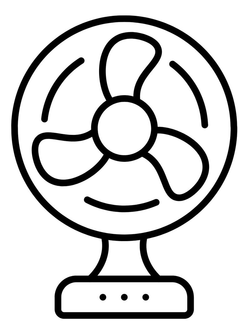 Tranh quạt truyền thống cho trẻ em tô