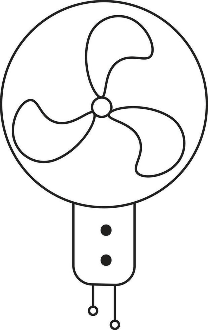 Tranh tô màu cái quạt phong cách Nhật Bản đẹp