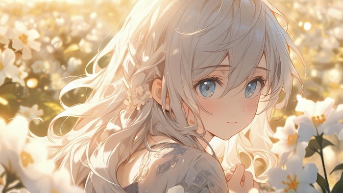 ảnh anime 4k hiệu ứng ánh sáng đẹp