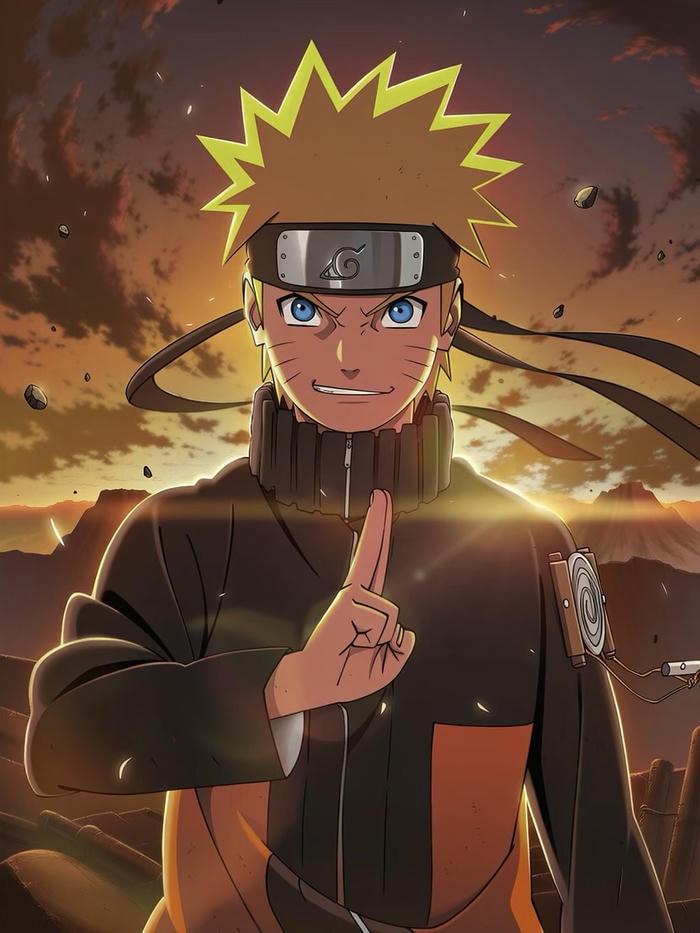 ảnh anime 4k núi cao hùng vĩ