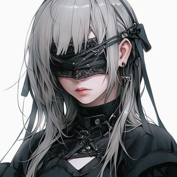 ảnh anime che mặt chi tiết