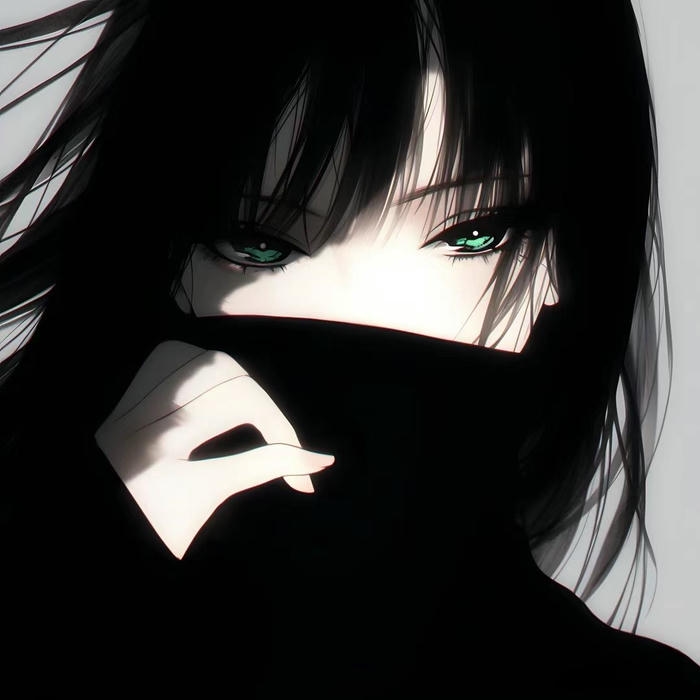 ảnh anime che mặt khung cảnh trầm