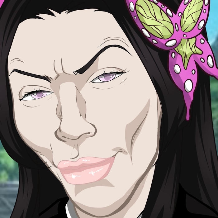 ảnh anime hài miệng méo xệch