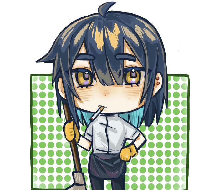 ảnh anime hút thuốc nét mặt lặng