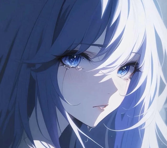 ảnh anime khóc tâm trạng nặng