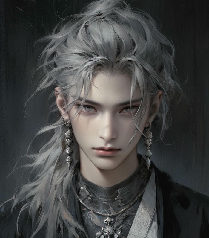 ảnh anime nam cổ trang áo choàng rộng