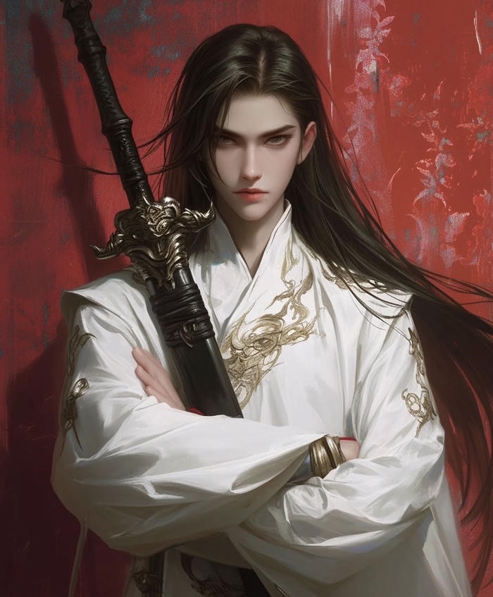 ảnh anime nam cổ trang áo dài