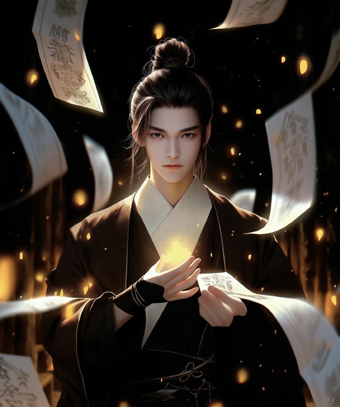 ảnh anime nam cổ trang cảnh triều đình