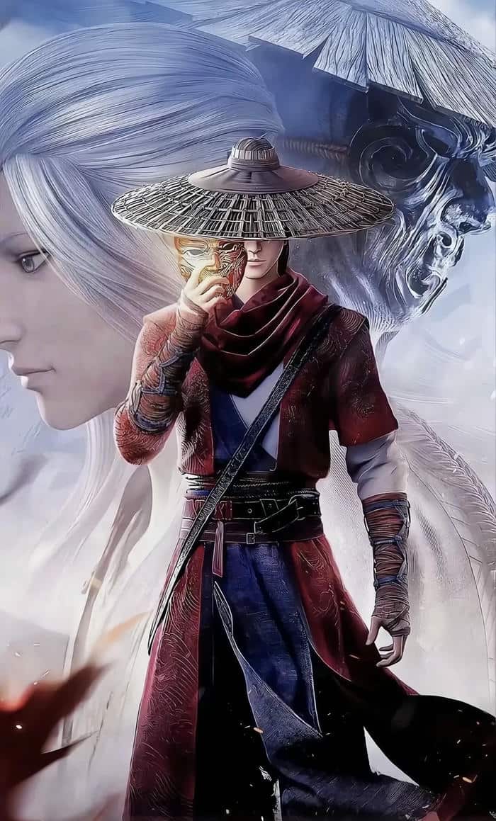 ảnh nền anime dáng đứng im lặng lâu