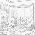 ảnh tranh doremon hoạt hình ngày thường