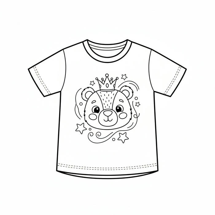 ảnh tranh tô màu áo nhẹ nhàng