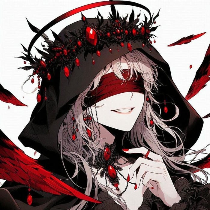 hình ảnh anime che mặt dưới nắng