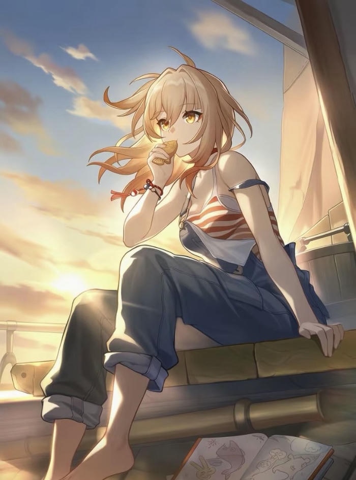 hình ảnh anime chill chiều muộn