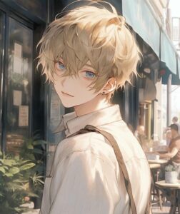 hình ảnh anime chill nắng vàng nhẹ