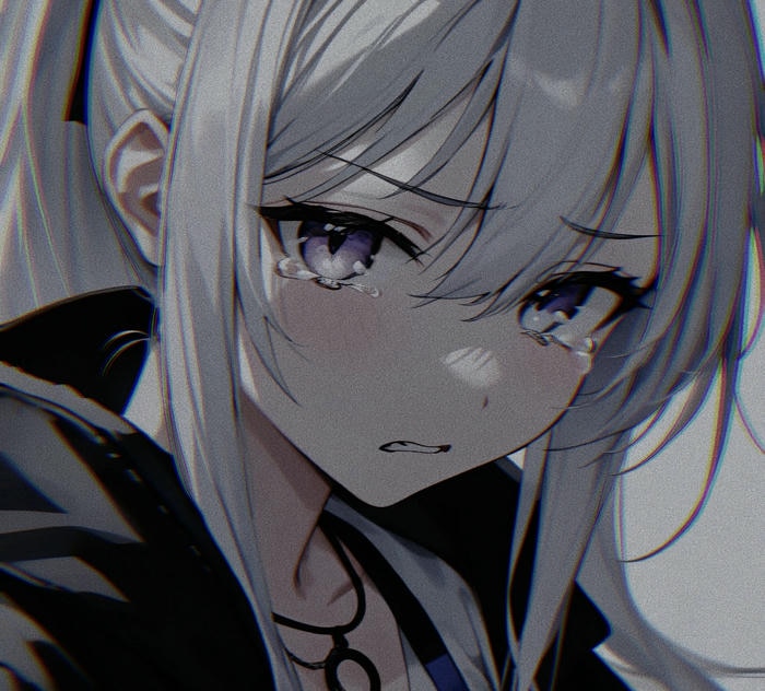 hình ảnh anime khóc giọt lệ rơi