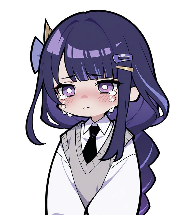 hình ảnh anime khóc giọt mưa hòa