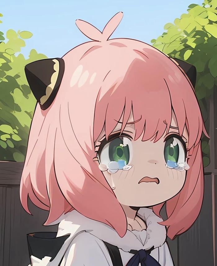 hình ảnh anime khóc hàng mi ướt