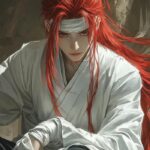 hình ảnh anime nam cổ trang nền cổ