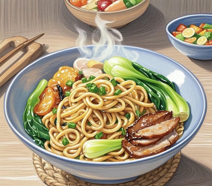 hình ảnh đồ ăn anime hấp dẫn thị giác