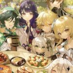 hình ảnh gia đình anime đi picnic