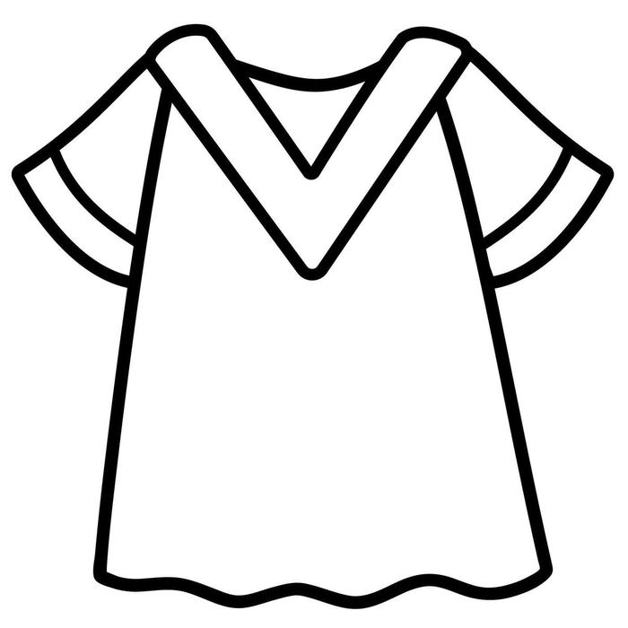 hình ảnh tô màu áo cho bé