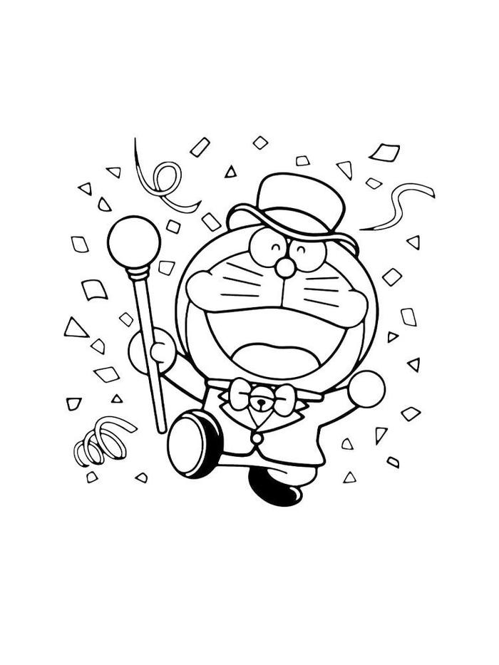 hình ảnh tranh doremon ngộ nghĩnh